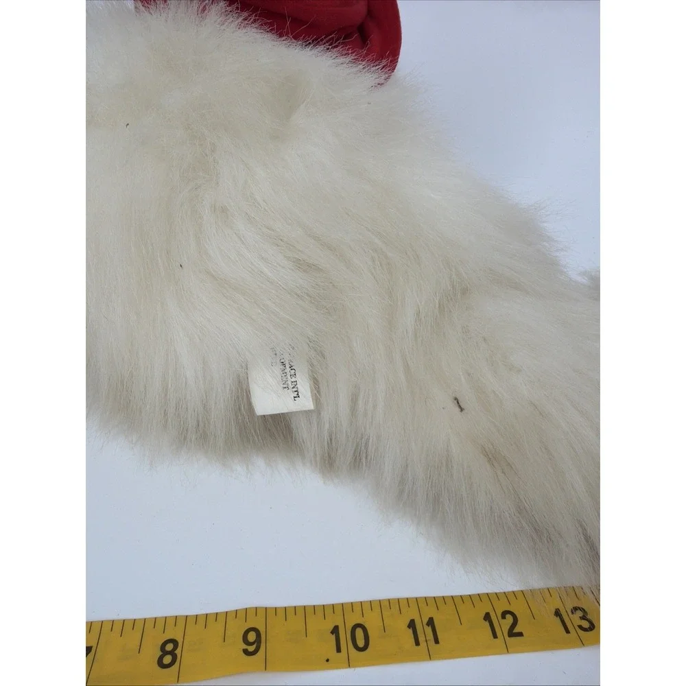 Vintage 1990s Persian Cat Plush Red Hat Accerssories Bow Cute Love Collectible